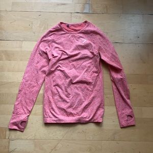 Gymshark orange long sleeve size m